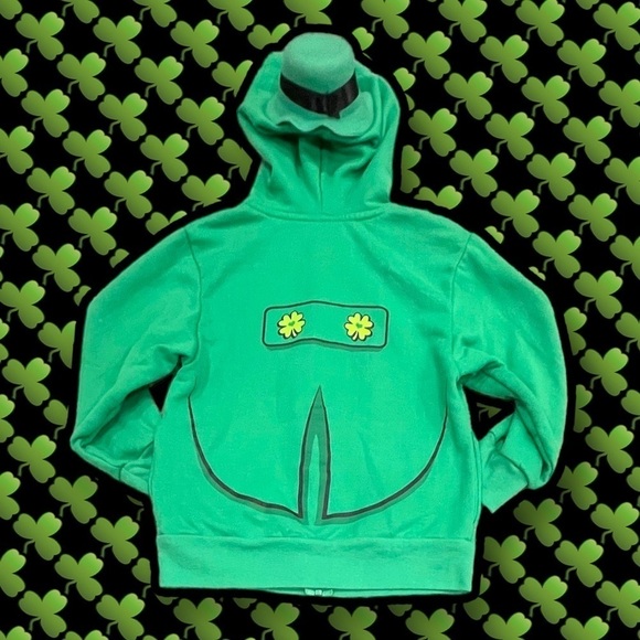 Mad Engine St Patrick’s Day Zip-Up Hoodie Jacket Size Youth XS - Picture 2 of 4